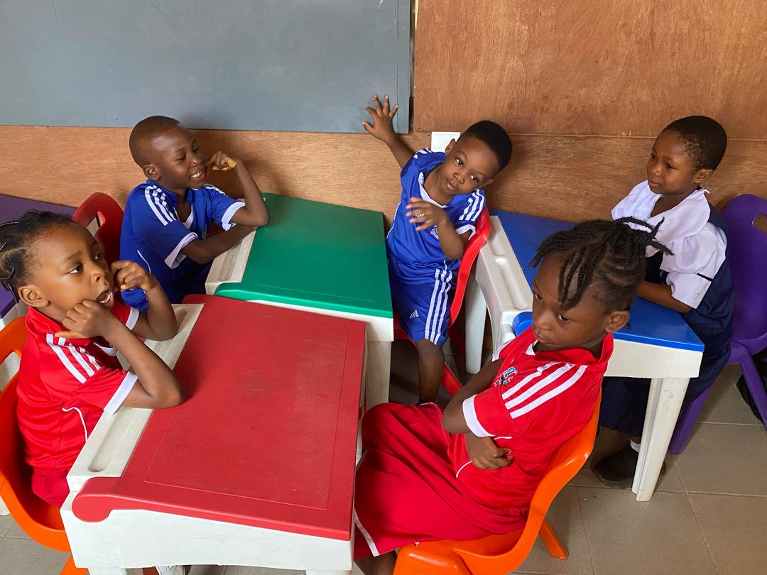 Students playing